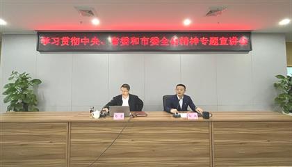 遂寧興業(yè)集團召開學習貫徹中央、省委和市委全會精神專題宣講會